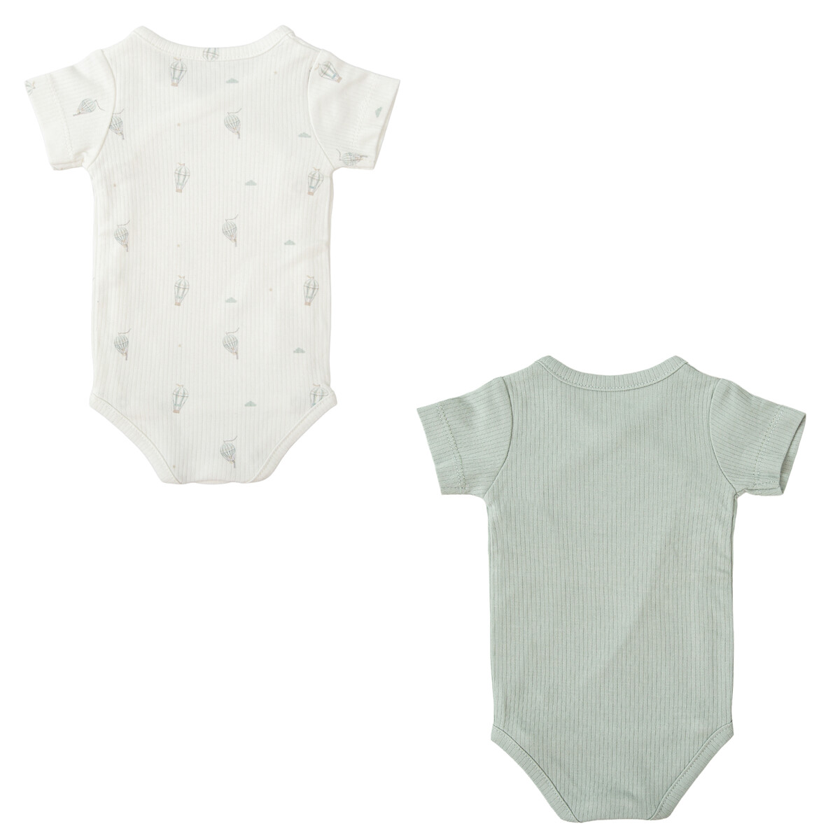 Body s krátkym rukávom BIMBIDREAMS 2ks - Blue Sky – Obrázok 2