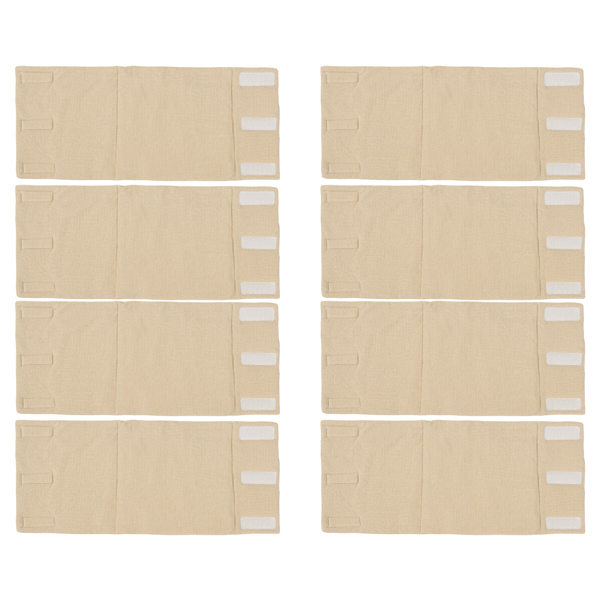 Ochranné panely BIMBIDREAMS 8ks 25x70cm - TEX00 BEIGE – Obrázok 2