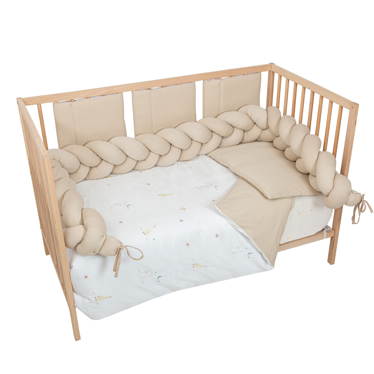Ochranné panely BIMBIDREAMS 8ks 25x70cm - TEX00 BEIGE – Obrázok 3