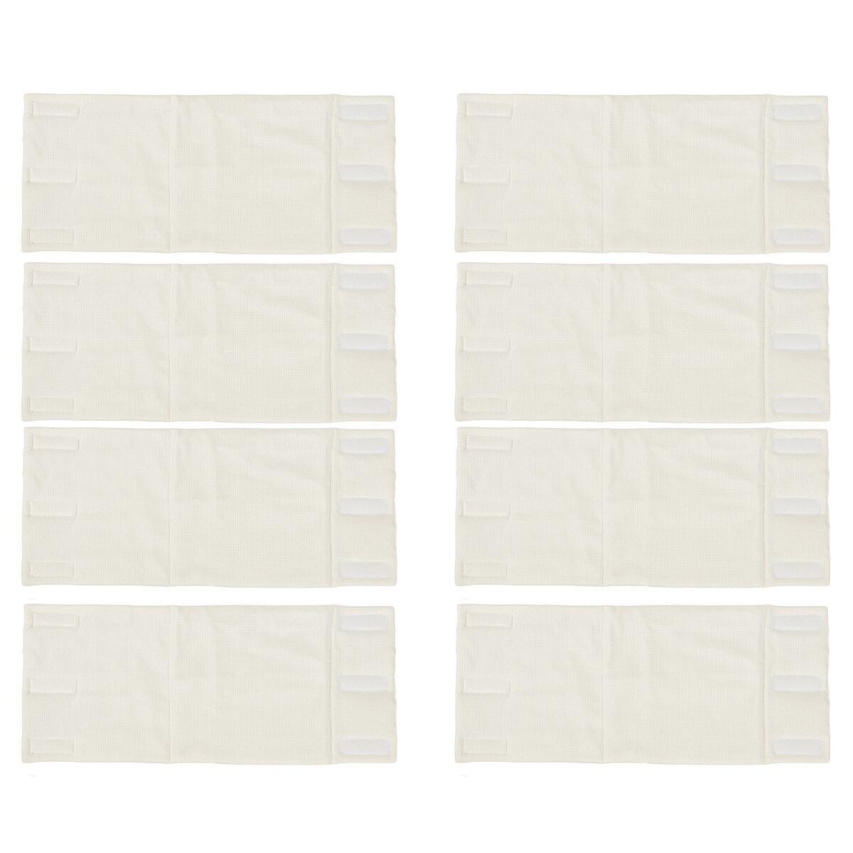 Ochranné panely BIMBIDREAMS 8ks 25x70cm - TEX01 WHITE – Obrázok 2