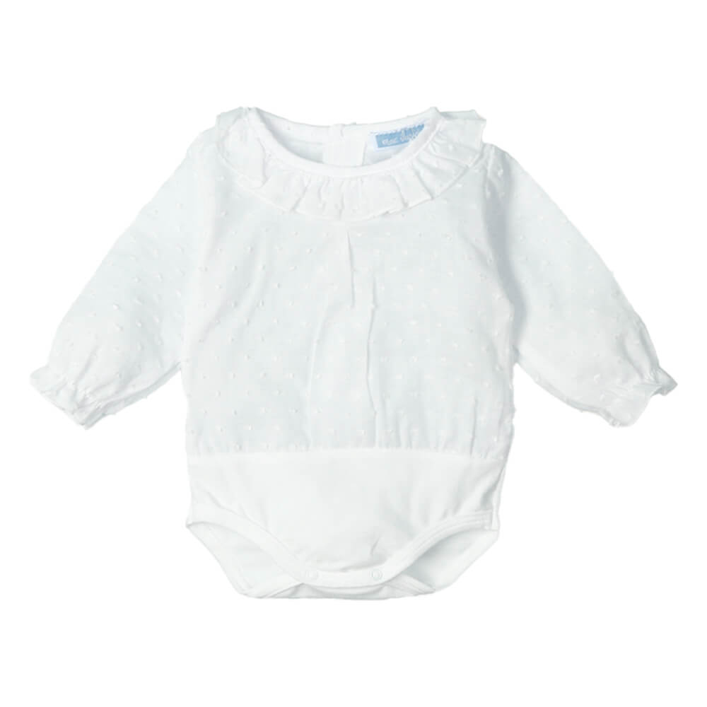 Body s dlhým rukávom Mac Ilusion - CA25W26 Blanco
