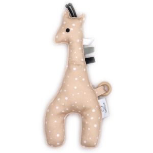 hračka žirafka béžové bodka foto 1