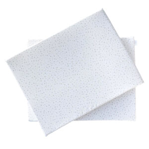 Set mantinelov SOFTELLO MAXI - biela bodka