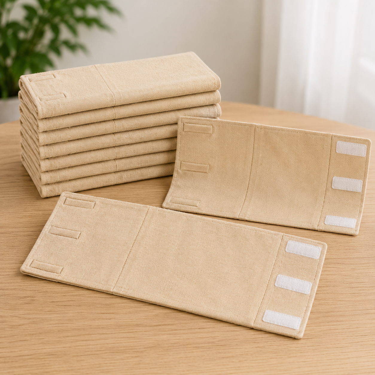 Ochranné panely BIMBIDREAMS 8ks 25x70cm - TEX00 BEIGE – Obrázok 4
