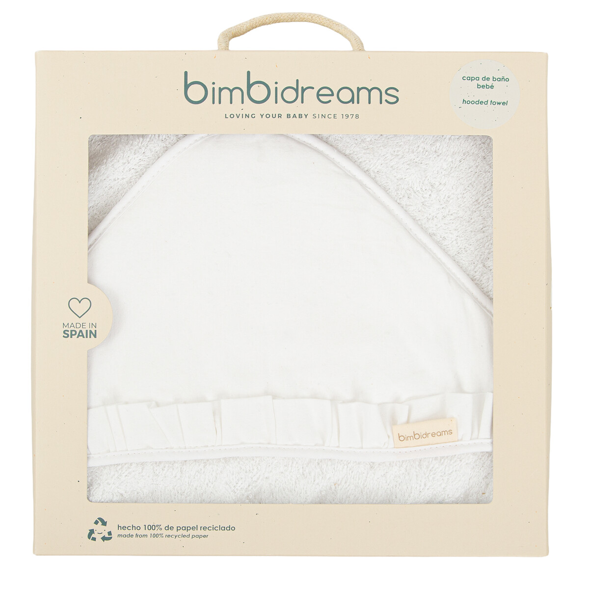 Detská osuška BIMBIDREAMS - WHITE