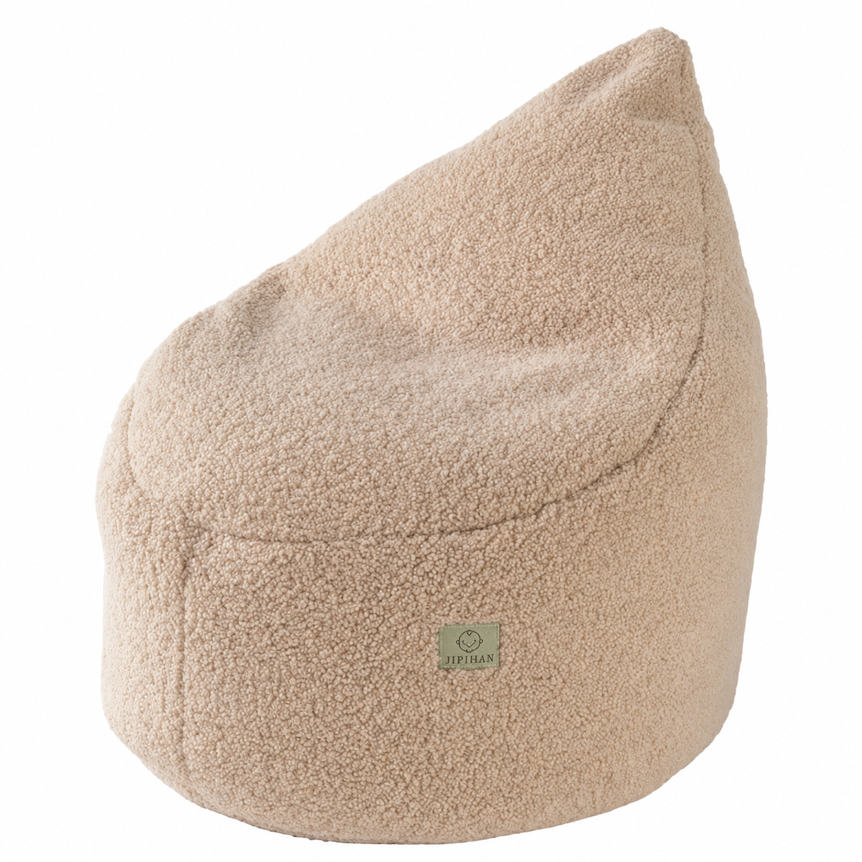 Bouclé sedací vak pre deti SOFTELLO - béžový