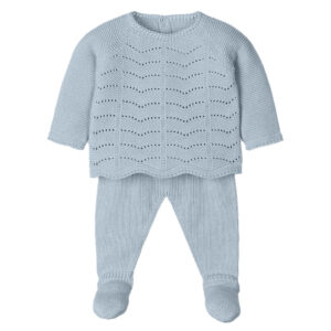 Pletený set Mac Ilusion - 0001 Blue Breeze